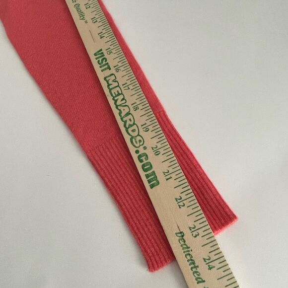 Coral Cashmere Sweater Victor Alfaro Women's Size S Turtleneck Pullover Fall - Picture 11 of 11